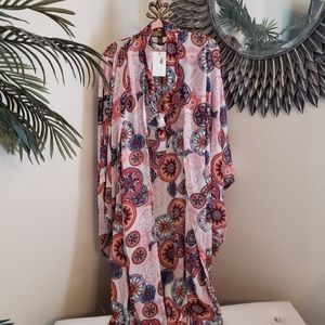 NWT Jennafer Grace Kimono w/belt